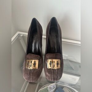 Tory Burch Brown Suede Women's Shoes